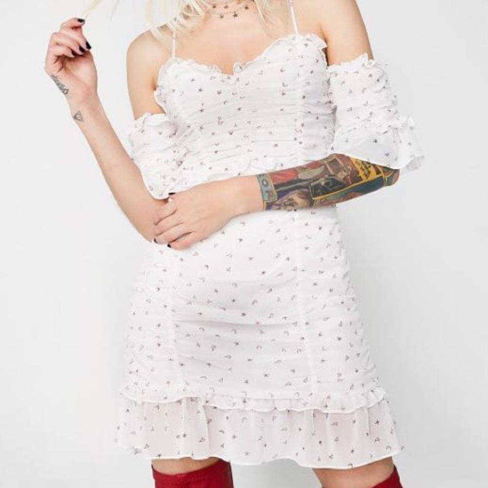 NWT For Love & Lemons La Brooke Cocktail Dress - Picture 4 of 12